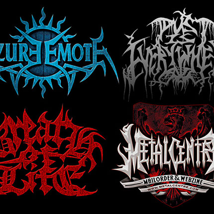 Azure Emote / Dust is Everywhere / Breath of Life / Metal Centre Logos by Mike Hrubovcak / Visualdarkness.com