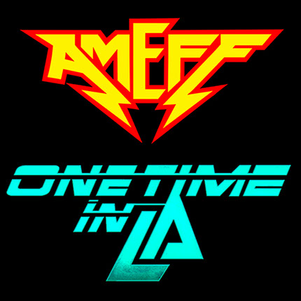AMEFF / One Time In LA logos by Mike Hrubovcak / Visualdarkness.com