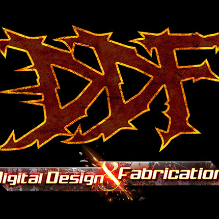DDF Digital Design & Fabrication Logo by Mike Hrubovcak / Visualdarkness.com